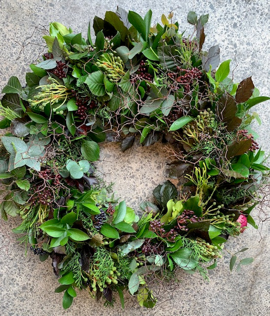 Mixed Foliage Wreaths on a Frame - Saturday 9th December 1pm-3pm